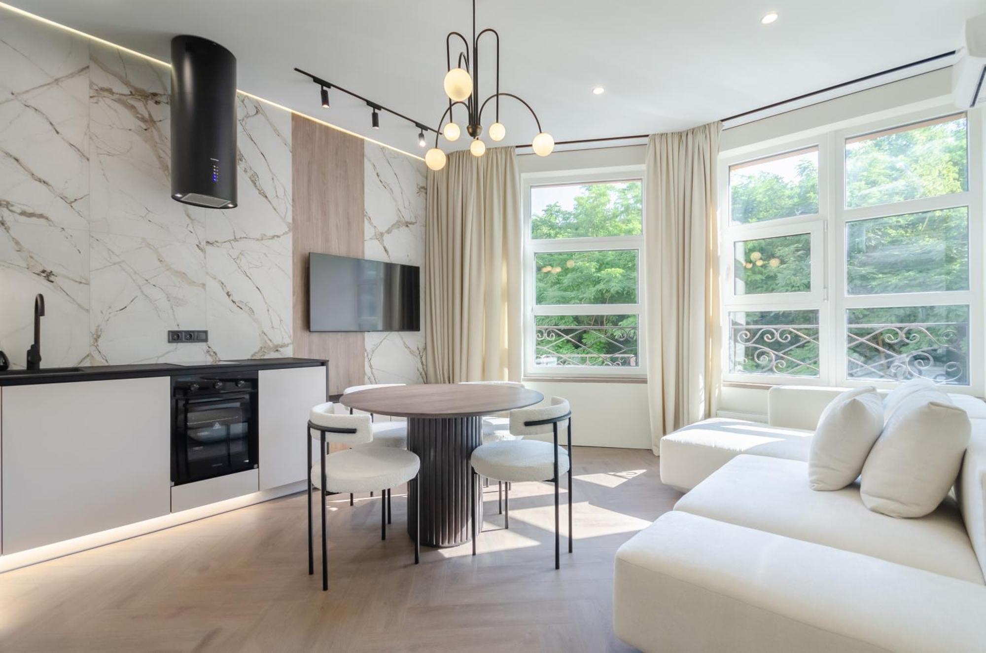 דירה Petrovdom 02-76b Luxury Living In Rc Pechersk Plaza, Mykhaila Boichuka 19-а קייב